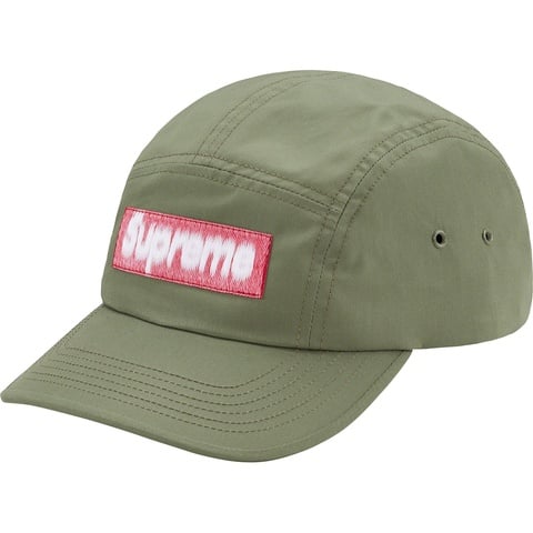 Supreme Reversed Label Camp Cap - Olive