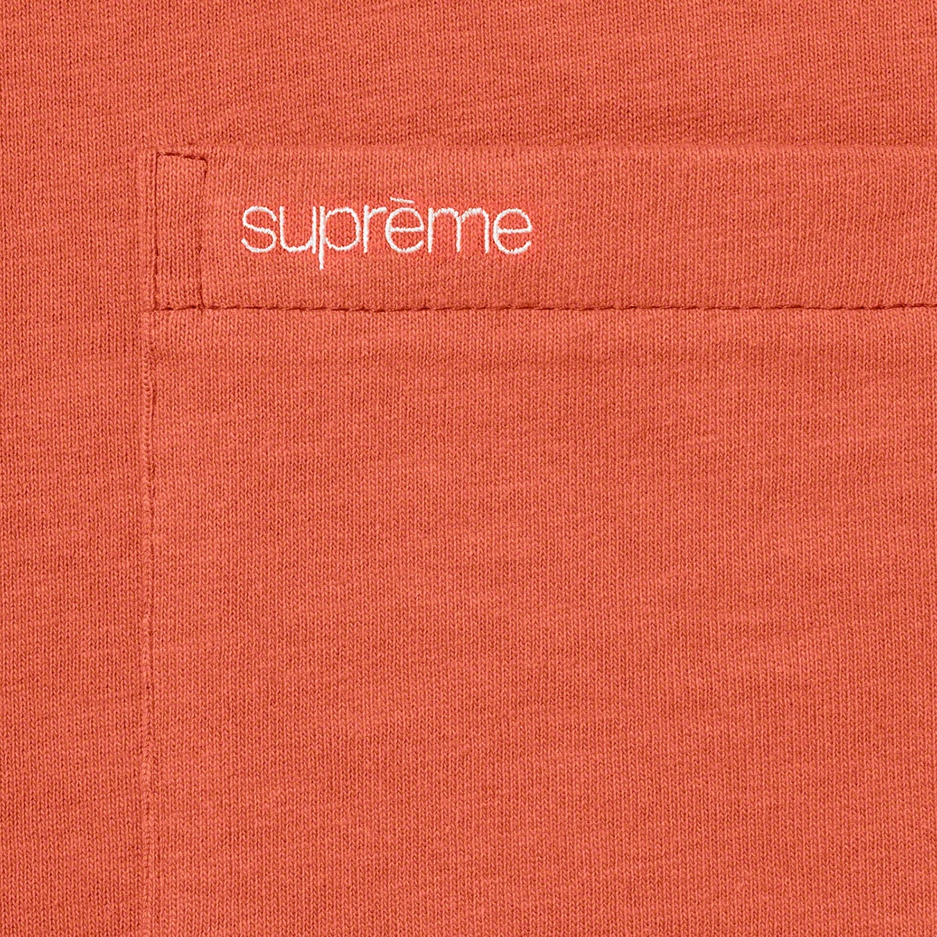 Supreme S S Pocket Tee (SS21) - Rust - $60