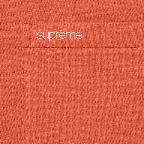 Supreme S/S Pocket Tee - Rust