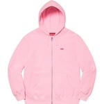 Supreme Small Box Zip Up Hooded Sweatshirt (SS21) - Light Pink