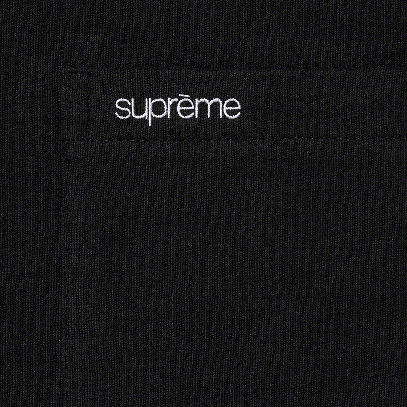 Supreme S S Pocket Tee (SS21) - Black - $60