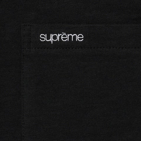 Supreme S/S Pocket Tee - Black