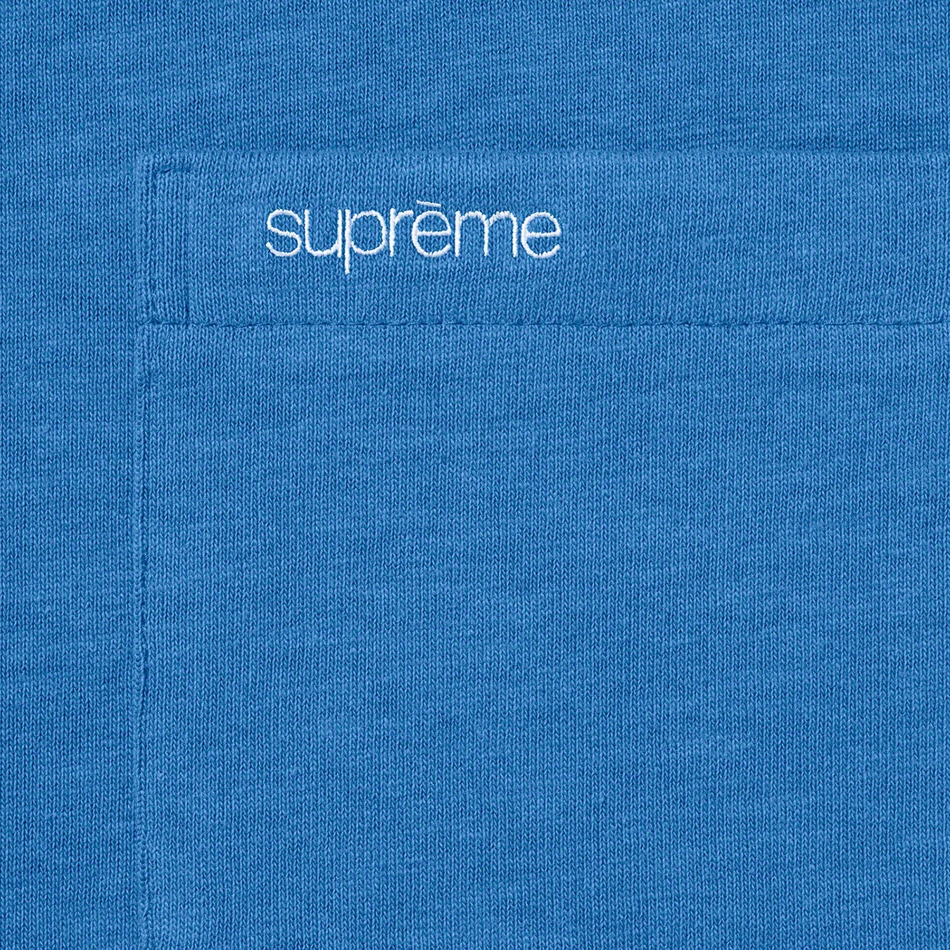 Supreme S S Pocket Tee (SS21) - Pale Royal - $60