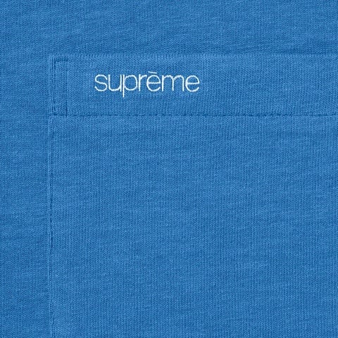 Supreme S/S Pocket Tee - Pale Royal