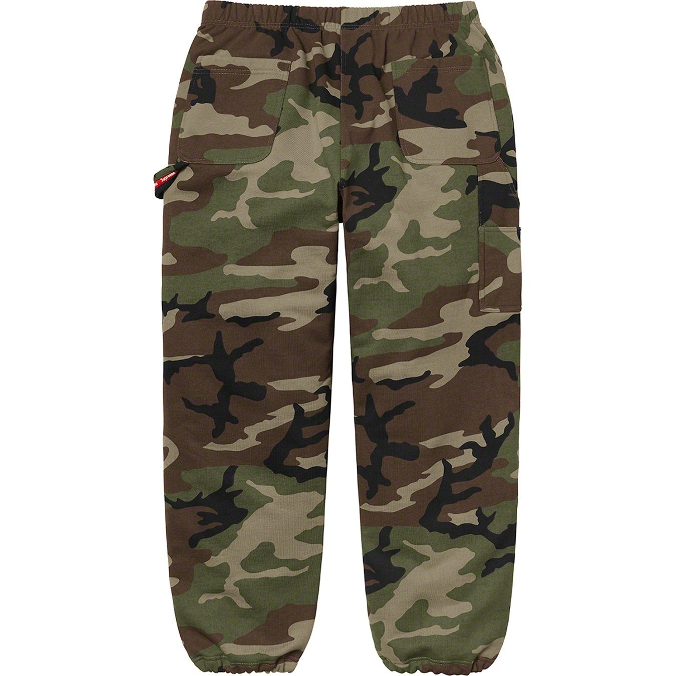 Supreme Utility Pocket Sweatpant (SS21) - Woodland Camo - $148