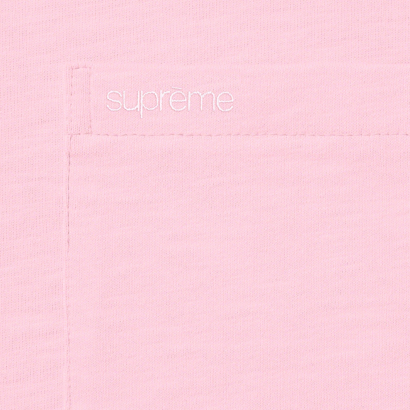 Supreme S S Pocket Tee (SS21) - Light Pink - $60