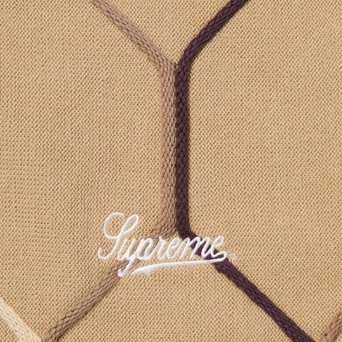 Supreme Hex Knit Short - Tan