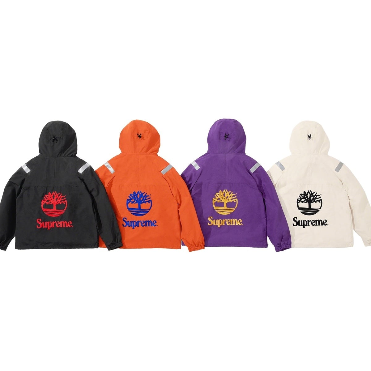 Supreme®/Timberland® Reflective Taping Anorak - SupremeCommunity