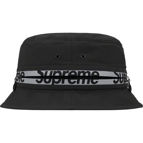 Supreme Reflective Zip Crusher - Black