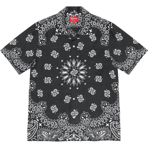 Supreme Bandana Silk Shirt M シュプリーム Bandana Silk S/S Shirt - spring/summer 2021 - Supreme