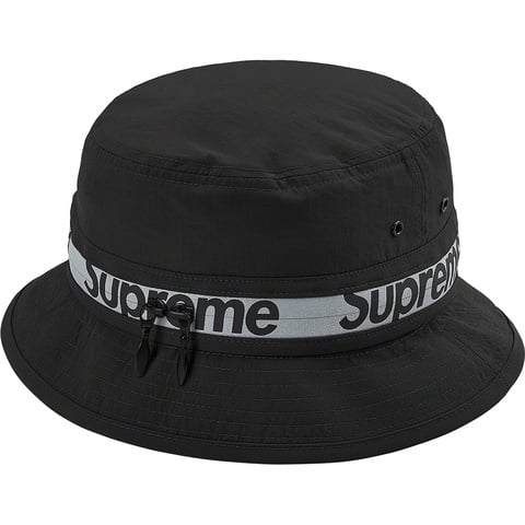 Supreme Reflective Zip Crusher - Black