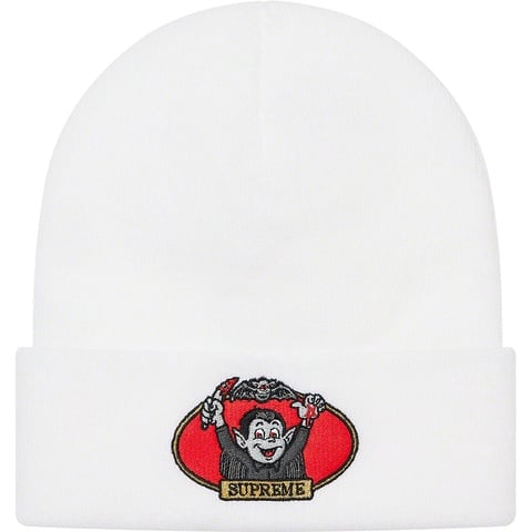 Supreme Vampire Boy Beanie - White