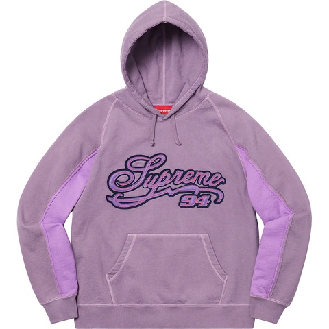 Paneled Script Hooded Sweatshirt - Supreme
