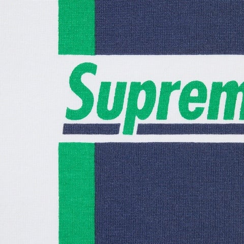 Supreme Stripe S/S Rugby - White