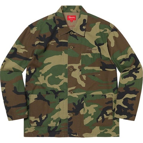 Supreme Blessings Ripstop Shirt - Woodland Camo