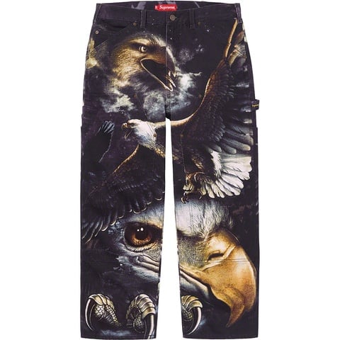 Eagle Double Knee Denim Painter Pant - Supreme