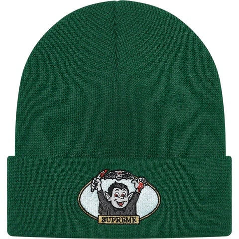 Supreme Vampire Boy Beanie - Dark Green