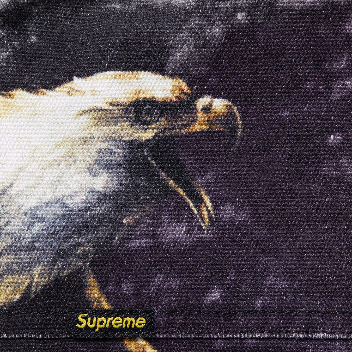 Supreme Eagle Hooded Work Jacket (SS21) - Black - $198