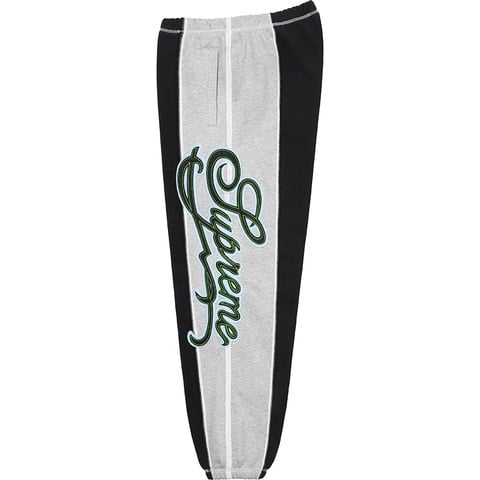 Paneled Script Sweatpant - spring/summer 2021 - Supreme