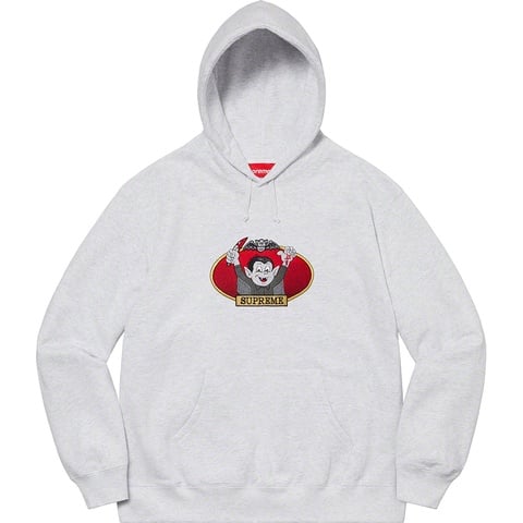Supreme Vampire Boy Hooded Sweatshirt - Ash Grey
