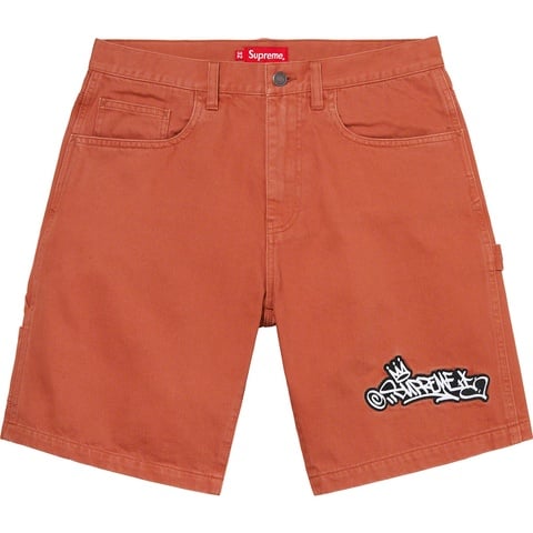 パンツ Supreme Handstyle Denim Painter Short Handstyle Denim Painter Short - spring/summer 2021 - Supreme