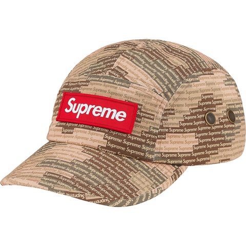 Supreme Military Camp Cap - Tan Camo