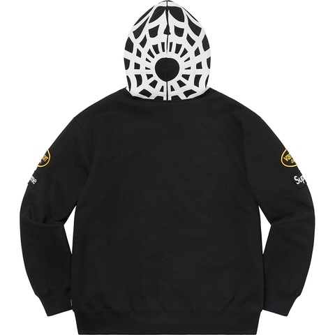 Supreme®/Vanson Leathers® Spider Web Zip Up Hooded Sweatshirt