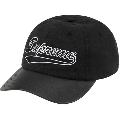 帽子 Supreme Leather Visor 6-Panel Leather Visor 6-Panel - spring/summer 2021 - Supreme