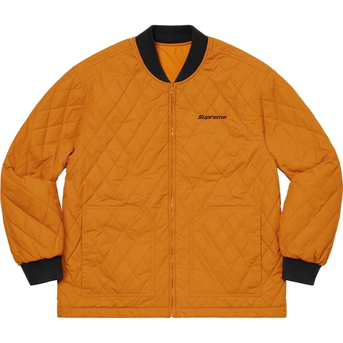 Supreme Reversible Tech Work Jacket - Mustard