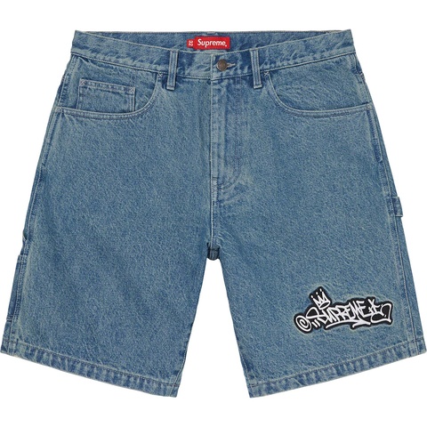 パンツ Supreme Handstyle Denim Painter Short Handstyle Denim Painter Short - spring/summer 2021 - Supreme