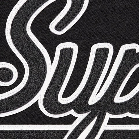 Supreme Supreme®/Vanson Leathers® Spider Web Zip Up Hooded Sweatshirt - Black