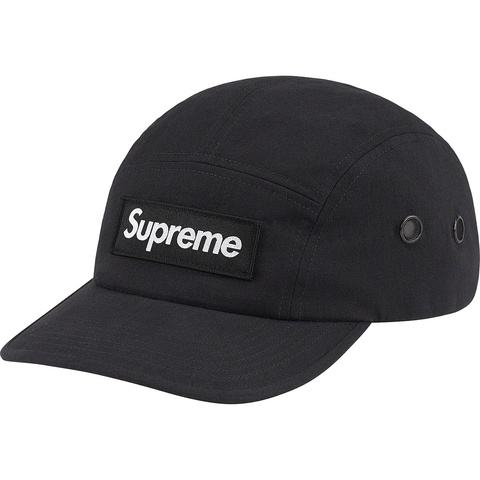 Supreme Military Camp Cap - Black
