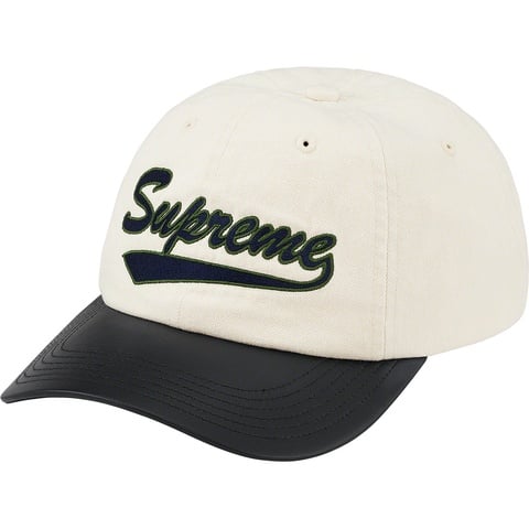 帽子 Supreme Leather Visor 6-Panel Leather Visor 6-Panel - spring/summer 2021 - Supreme