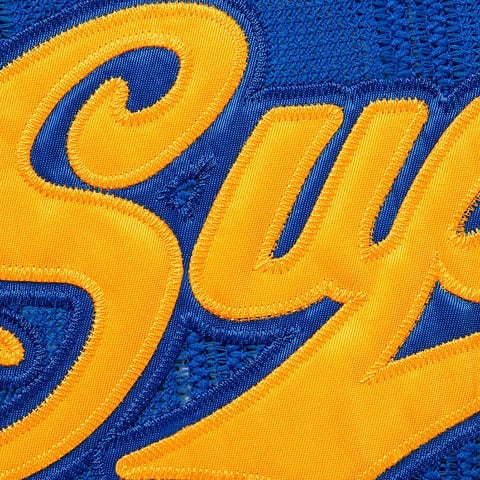 Supreme Mesh Stripe Football Jersey - Royal