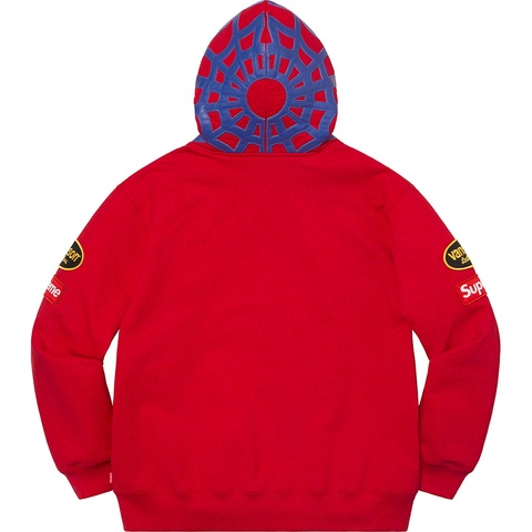 Supreme®/Vanson Leathers® Spider Web Zip Up Hooded Sweatshirt