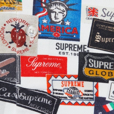 Supreme Labels Polo ポロシャツ Labels Polo - spring/summer 2021 - Supreme