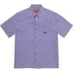 Supreme Gingham S S Shirt (SS21) - Navy