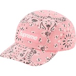 Supreme Bandana Camp Cap (SS21) - Pink
