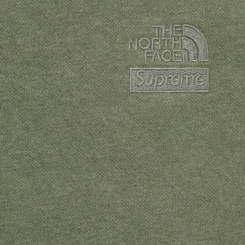 Supreme Supreme®/The North Face® Pigment Printed Crewneck - Olive