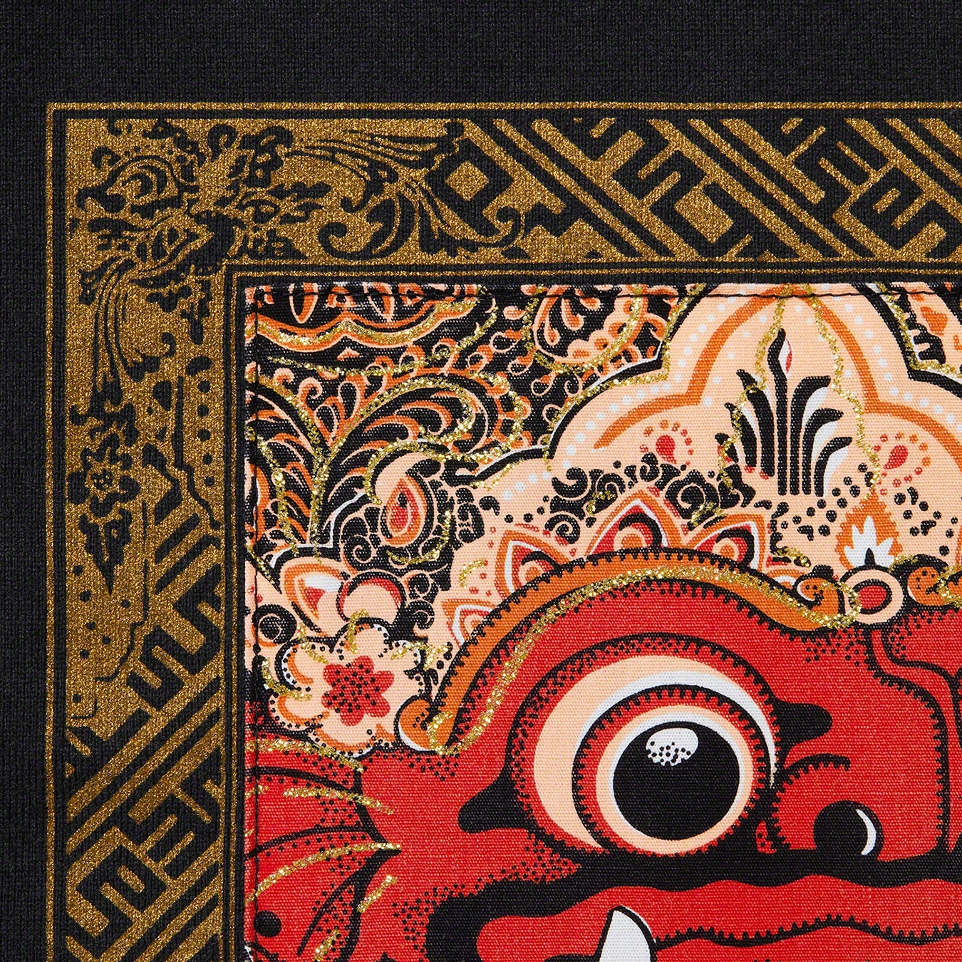 Supreme Barong Patch S S Top (SS21) - Black - $78