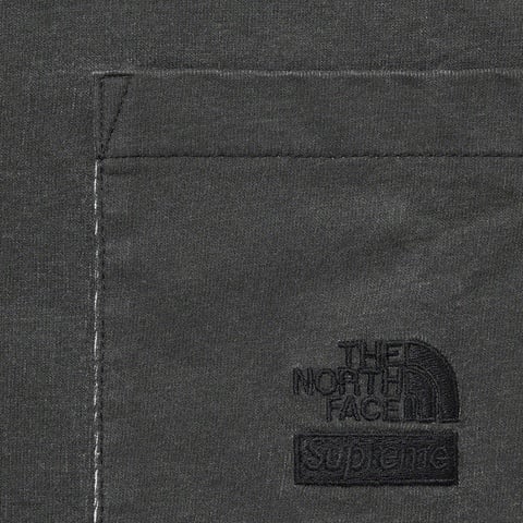Supreme Supreme®/The North Face® Pigment Printed Pocket Tee - Black