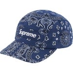 Supreme Bandana Camp Cap (SS21) - Navy