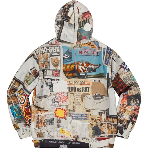 Supreme Dash's Wall Hooded Sweatshirt - Dash's Wall