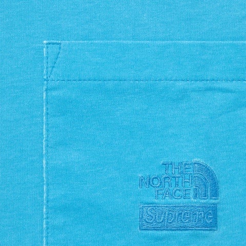 Supreme Supreme®/The North Face® Pigment Printed Pocket Tee - Turquoise