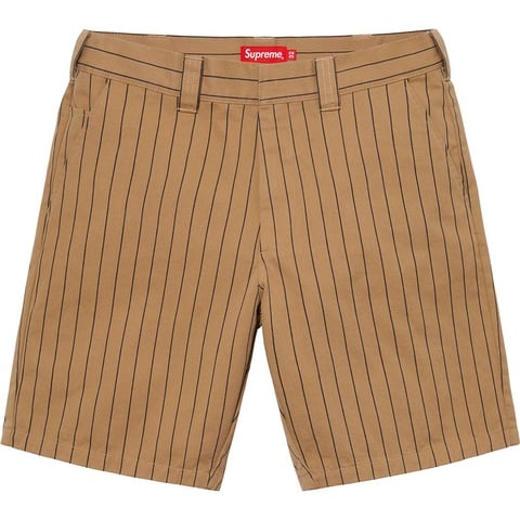 Supreme Work Short - Brown Stripe