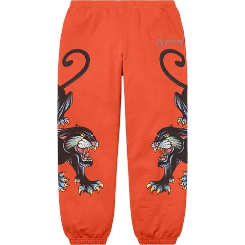 Supreme Panther Sweatpant - Burnt Orange