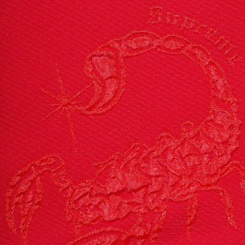 Supreme Scorpion Jacquard S/S Shirt - Red