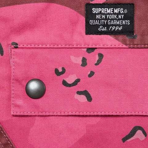 Supreme Overdyed Camo Cargo Short - Pink