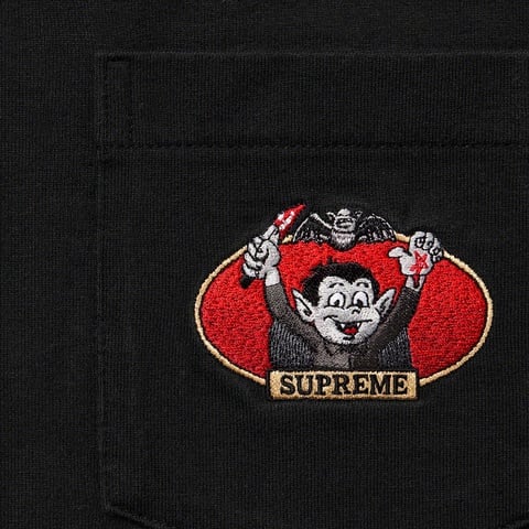 Supreme Vampire Boy L/S Pocket Tee - Black