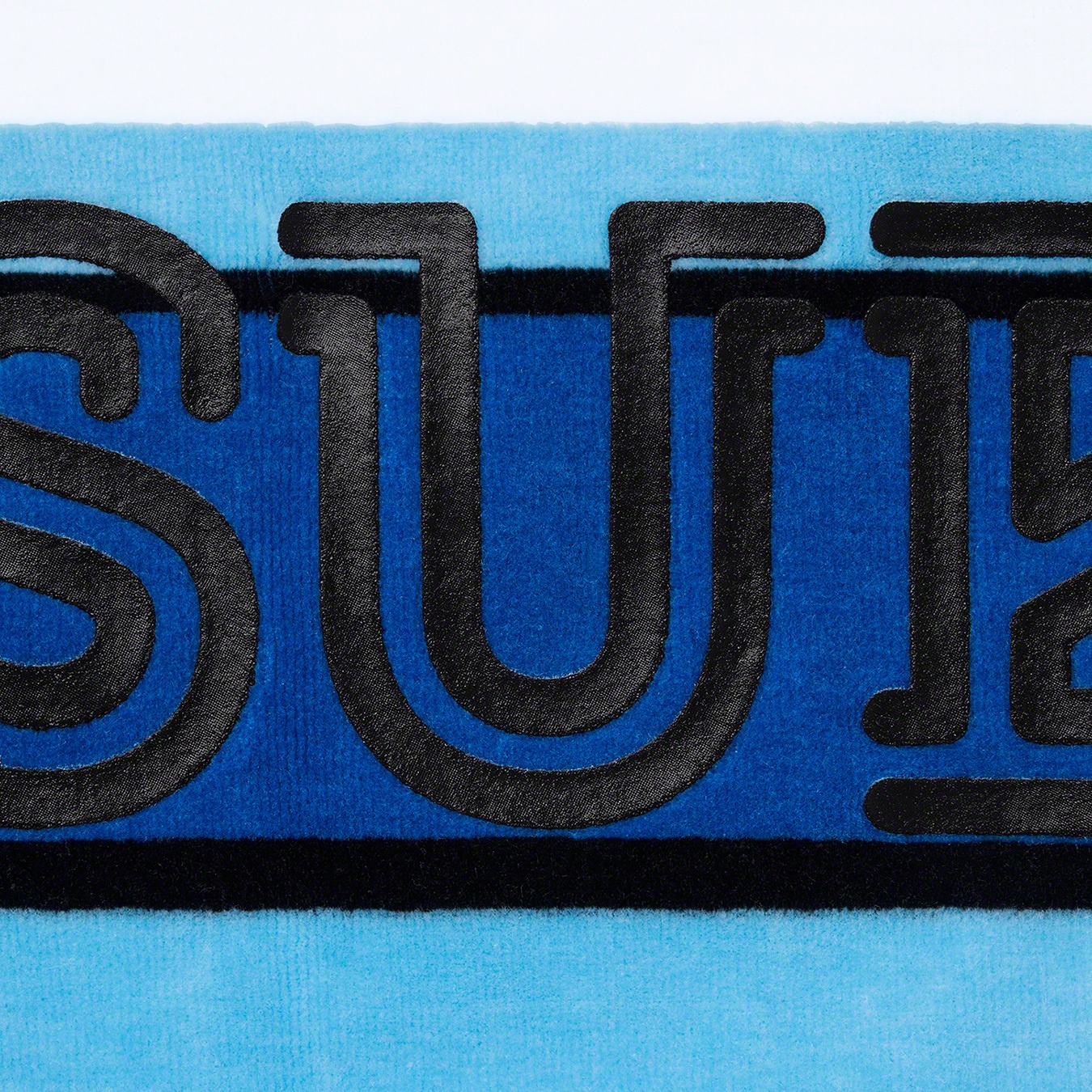 Supreme Stripe Velour Polo (SS21) - White - $110